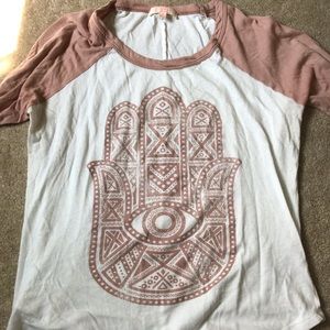 Hamsa hand Baseball T-shirt